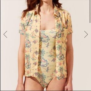 Solid and Striped Cabana Shirt